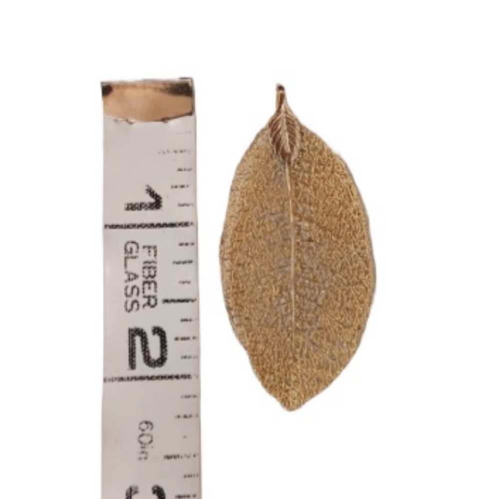 Vintage Gold Dipped Real Leaf Pendant Charm | Euc - image 5